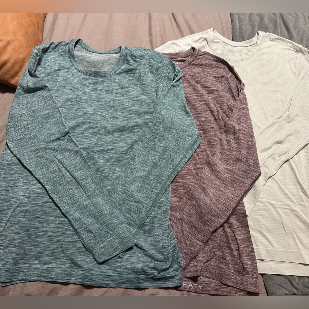 Set of 3 Excellent men’s Lululemon Long Sleeves